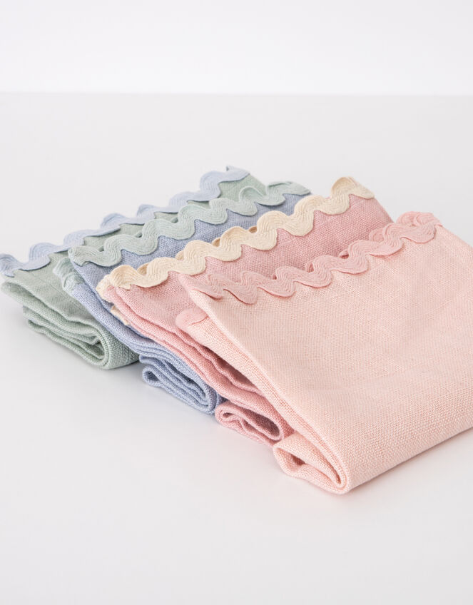 Meri Meri 4-Pack Pastel Cotton Napkins, , large