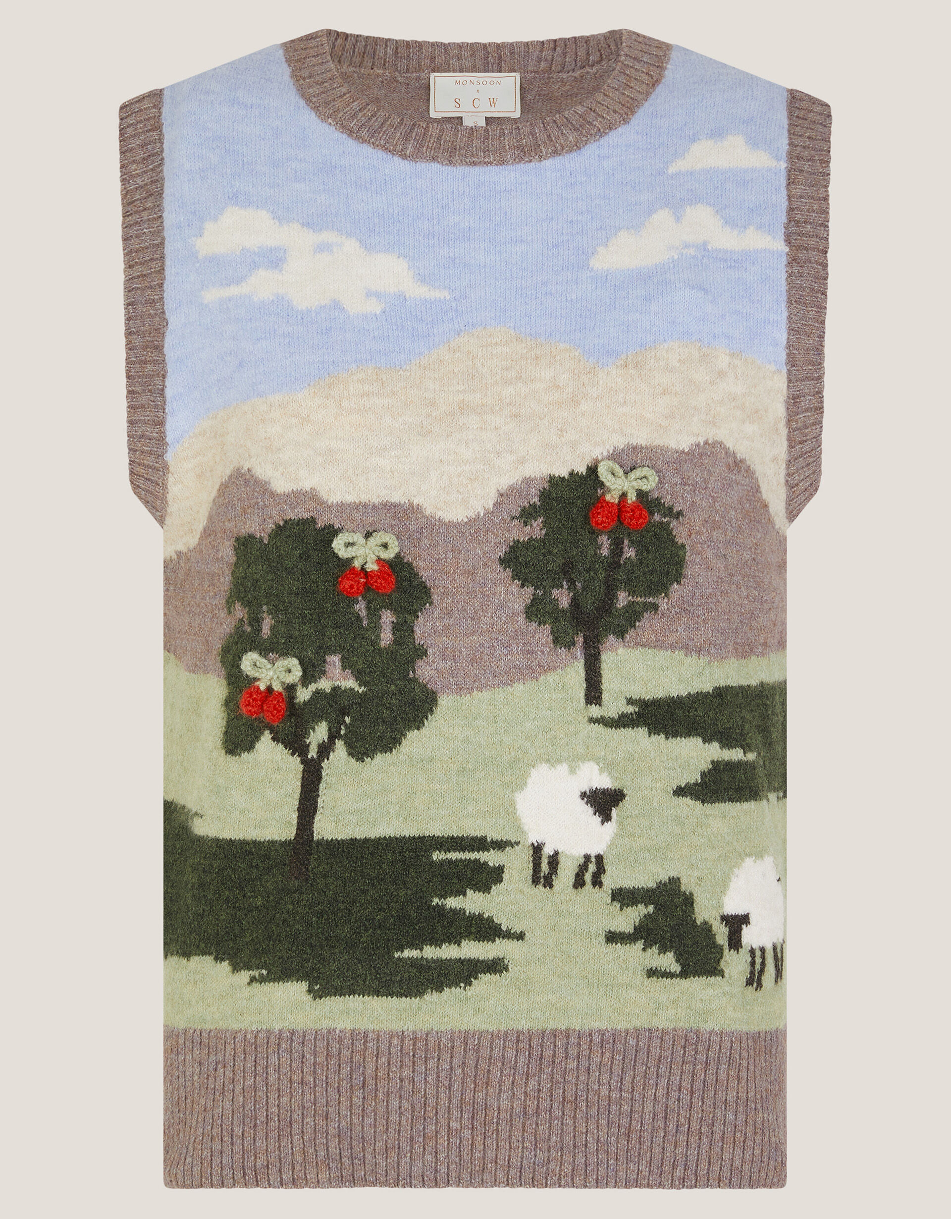 L'Appartement Mouton×Knit VEST Sleeveless Knit Top for women | Claudie Pierlot