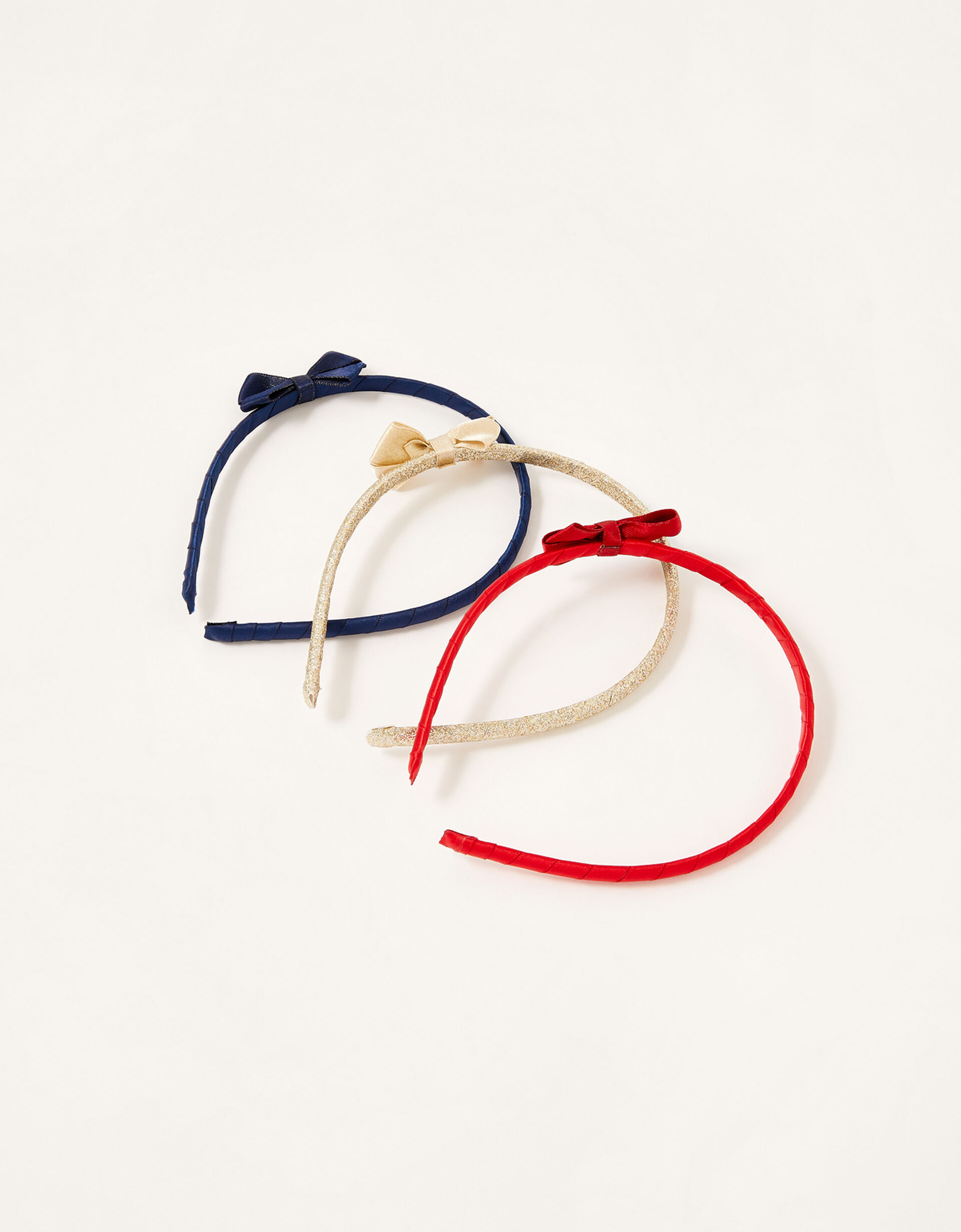 School Bow Headband Set, , large