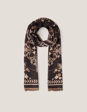 Sammi Medallion Print Scarf, , large