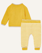 Newborn Koala Knit Set, Yellow (MUSTARD), large