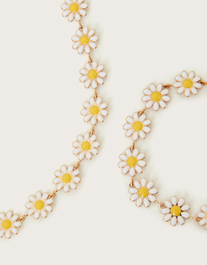 Daisy Chain Necklace and Bracelet Set, , large