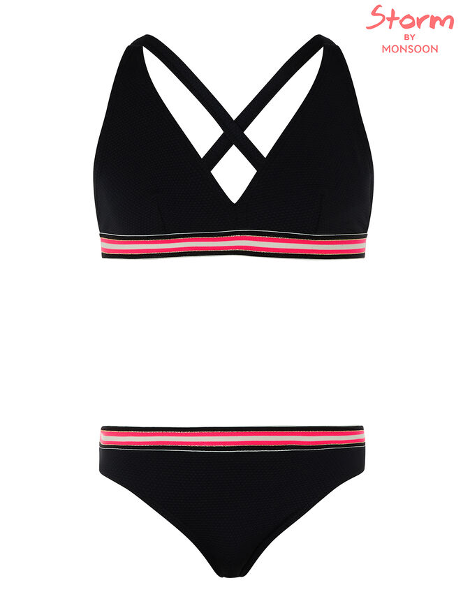 Storm Elise Sporty Bikini Set, Black (BLACK), large