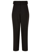 Smart Tapered Trousers, Black (BLACK), large