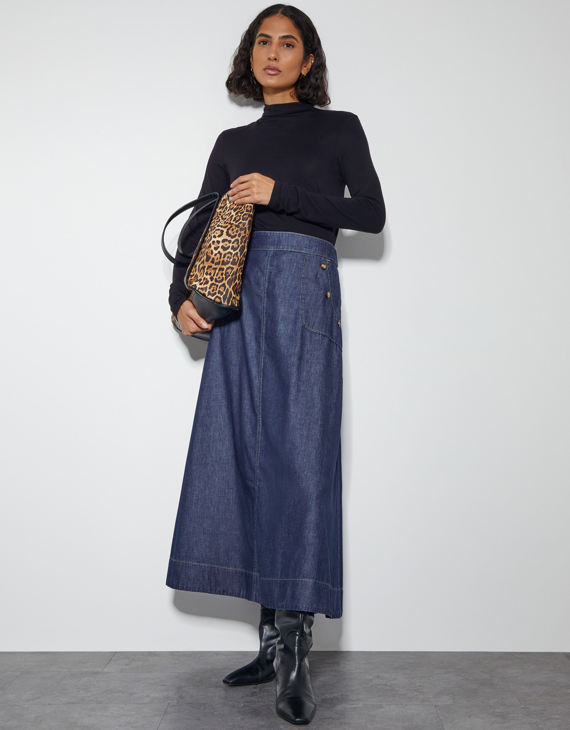 Ladies a line midi skirts uk clearance
