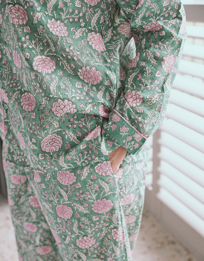 Dilli Grey Johair Pyjama Set, Green (GREEN), large