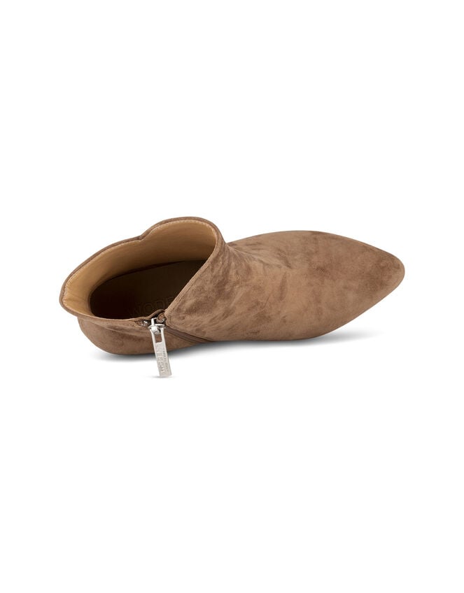 Shoe The Bear Saga Suede Kitten Heel Boots, Tan (TAN), large