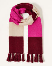 Stripe Knit Scarf, , large