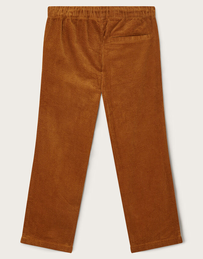 Corduroy Pull-On Trousers, Tan (TAN), large