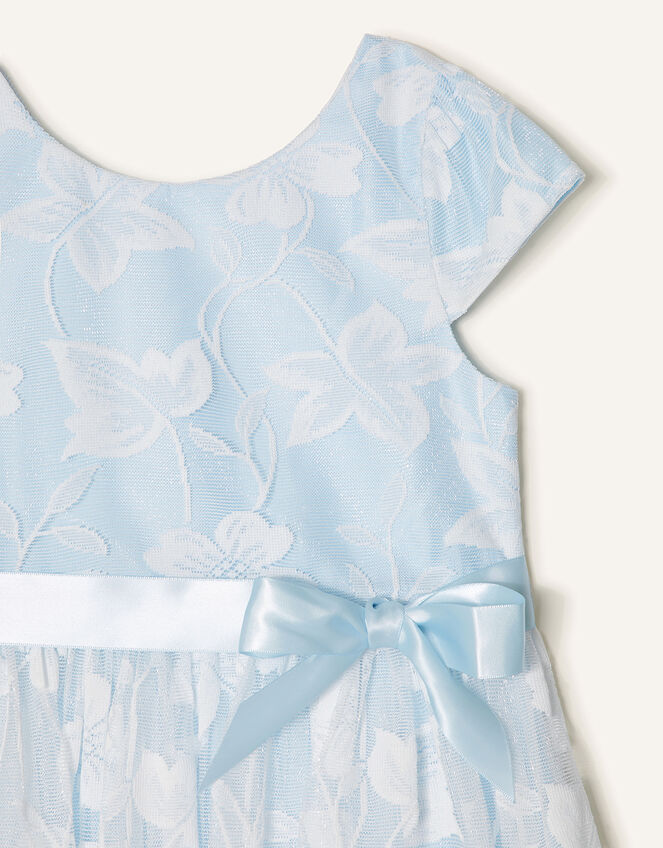 Floral Lace Dress , Blue (BLUE), large