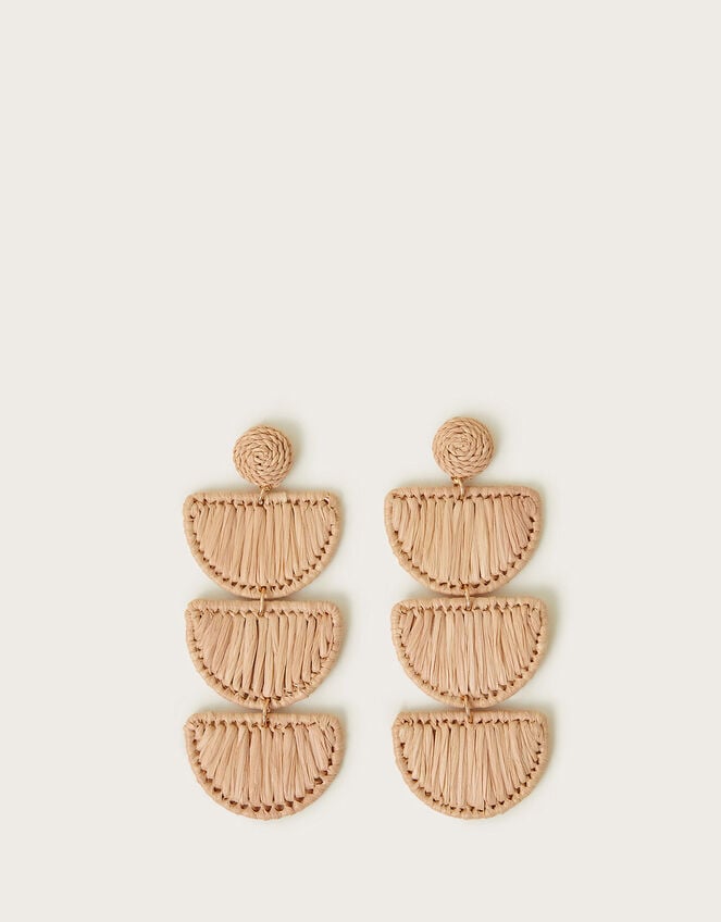 Raffia Drop Earrings, , large