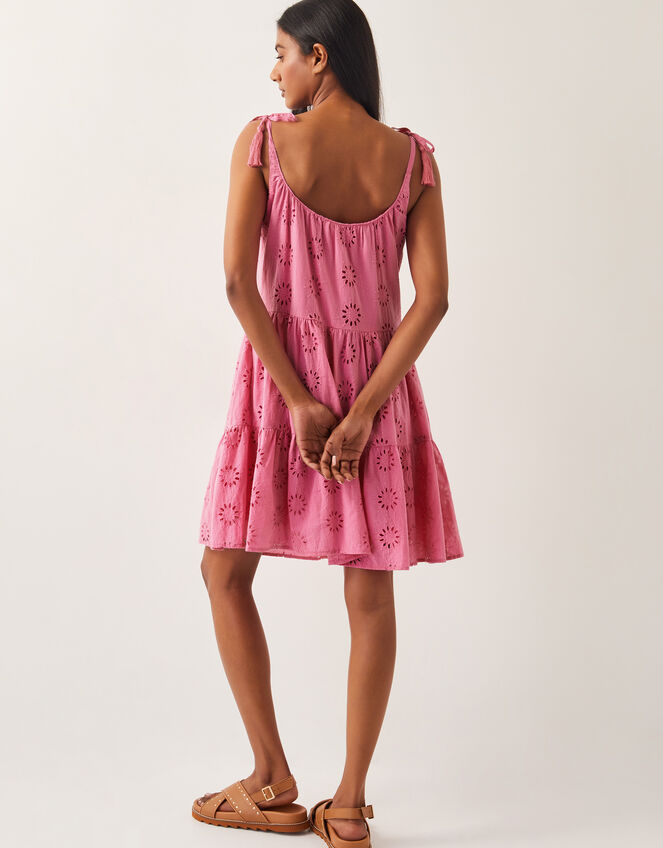 Maud Broderie Dress, Pink (PINK), large