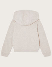 Sequin Hoodie, Grey (GREY), large