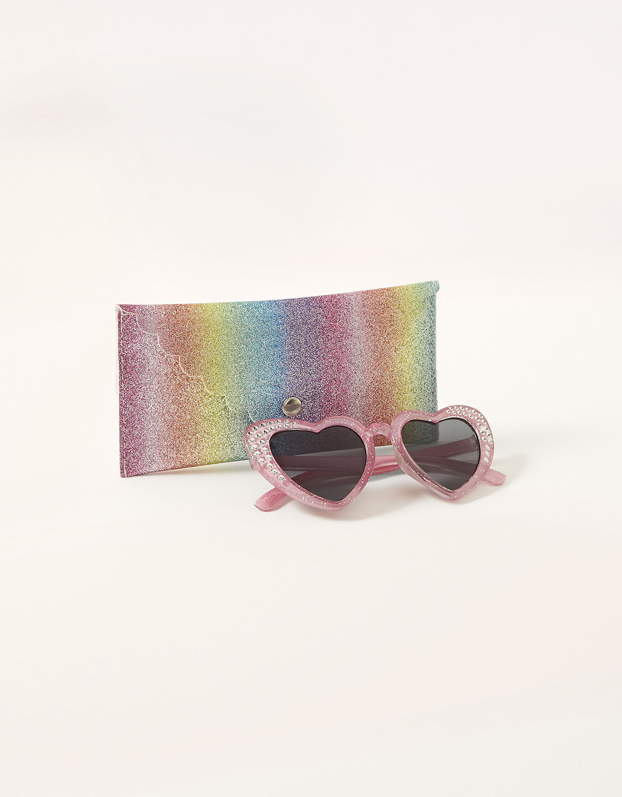 Glitter heart sunglasses clearance
