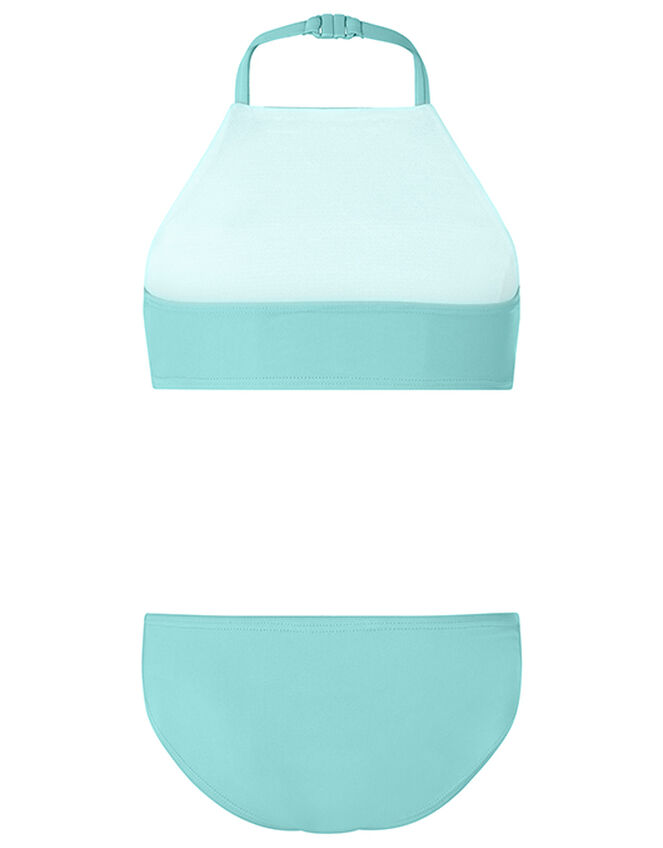 Reversible Sequin Bikini Set, Blue (TURQUOISE), large