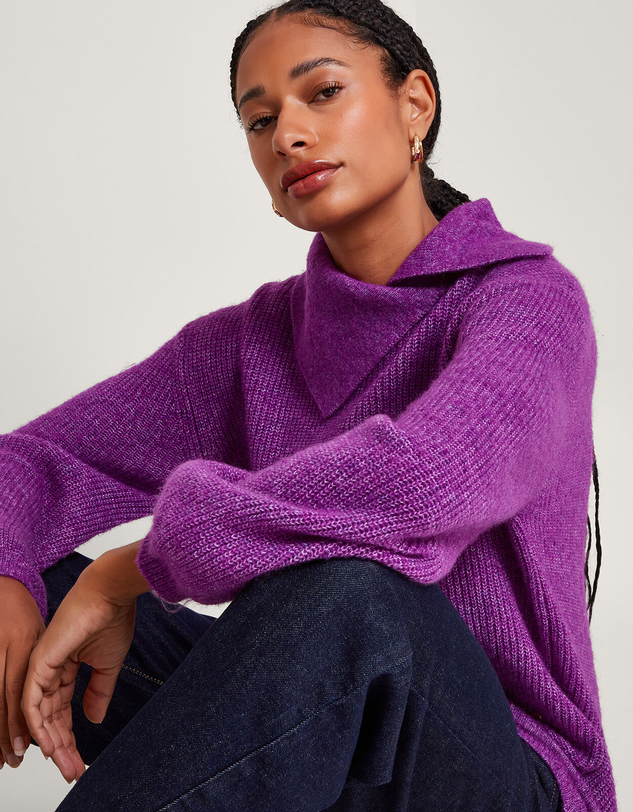 Soft polyester sweater shop