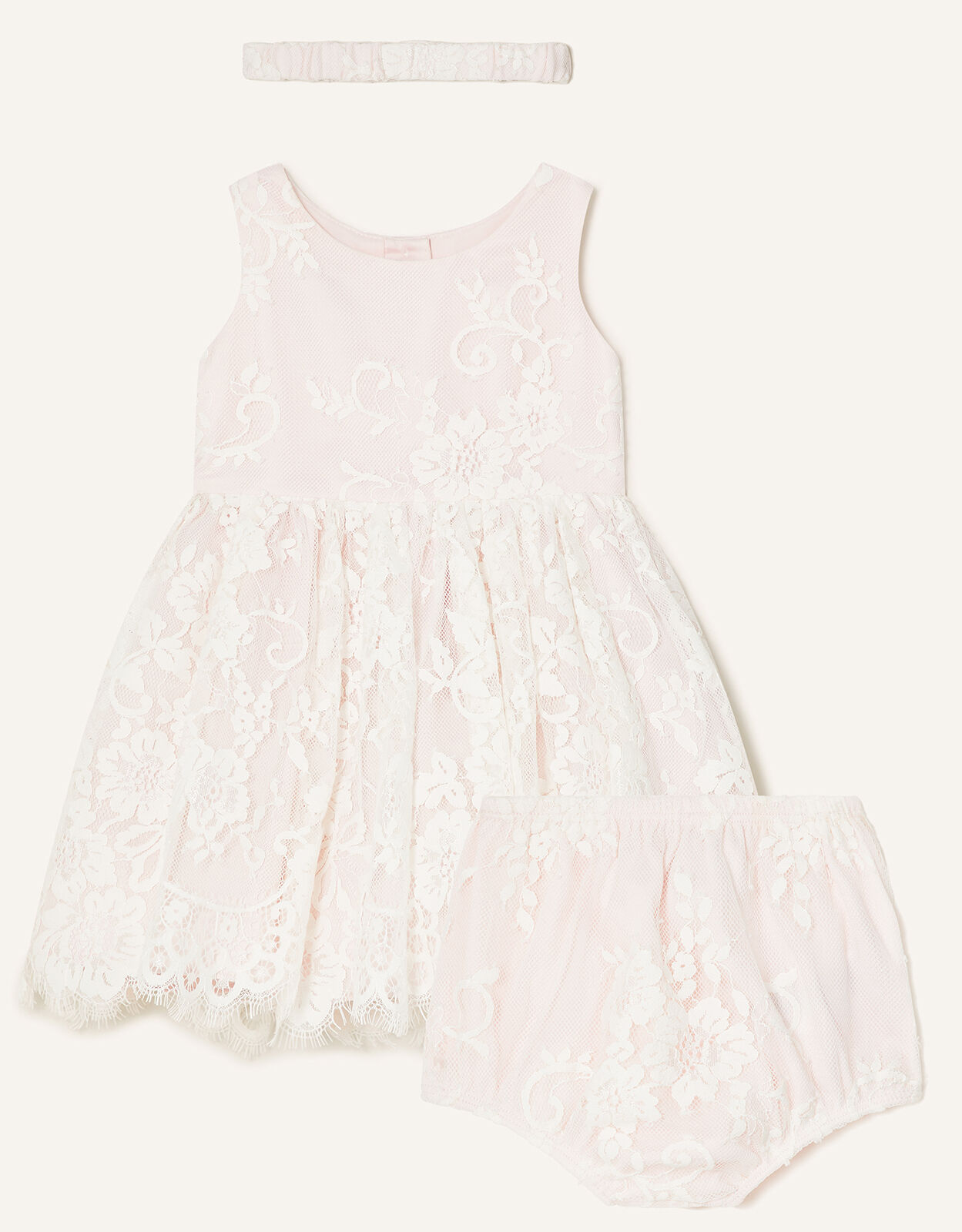 Valeria lace dress pink on sale