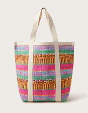 Woven Tote Bag, , large