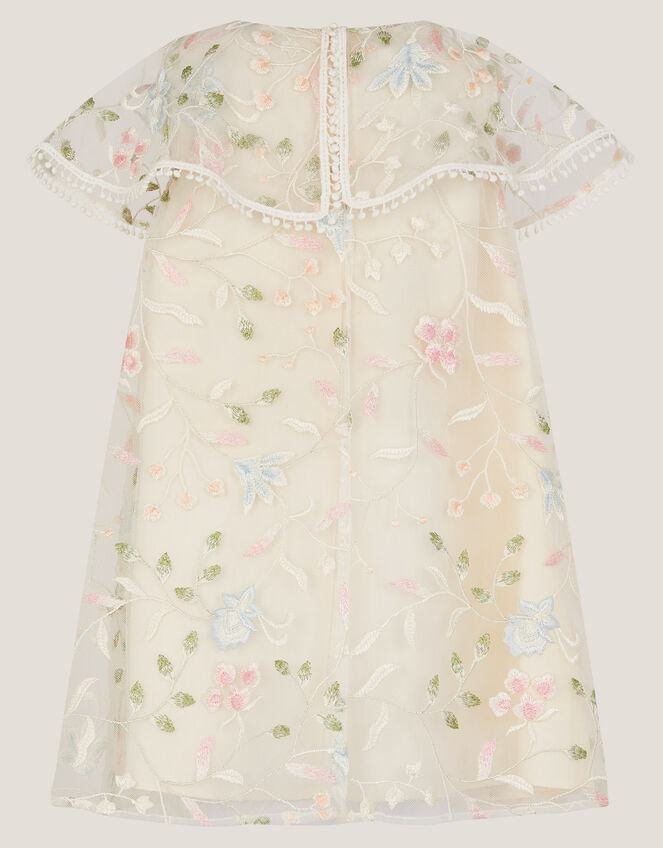 Baby Floral Embroidered Swing Dress, Multi (MULTI), large