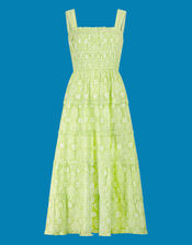 East Esther Tiered Dress, Green (GREEN), large