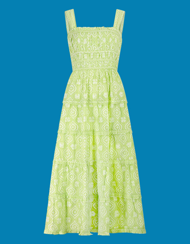 East Esther Tiered Dress, Green (GREEN), large