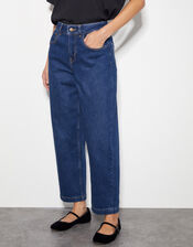 Betty High Waist Barrel Jeans, Blue (DENIM BLUE), large