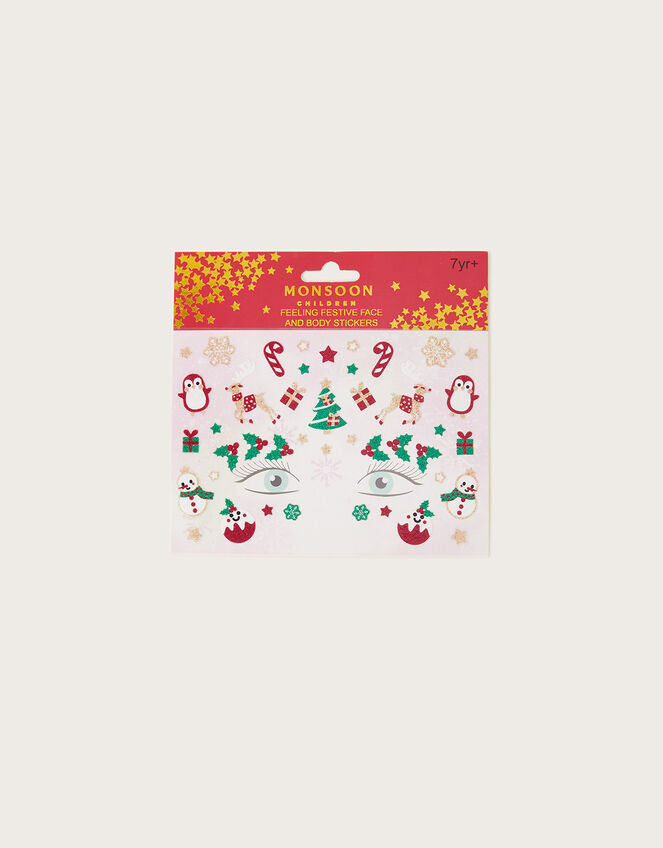 Feeling Festive Face and Body Stickers, , large