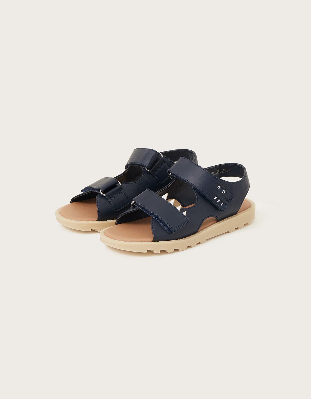 Monsoon navy sandals on sale