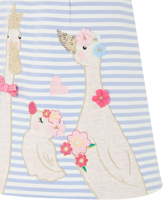 Baby Duckie Sweat Dress in Organic Cotton , Blue (BLUE), large