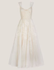 Rose Organza Maxi Wedding Dress, Ivory (IVORY), large