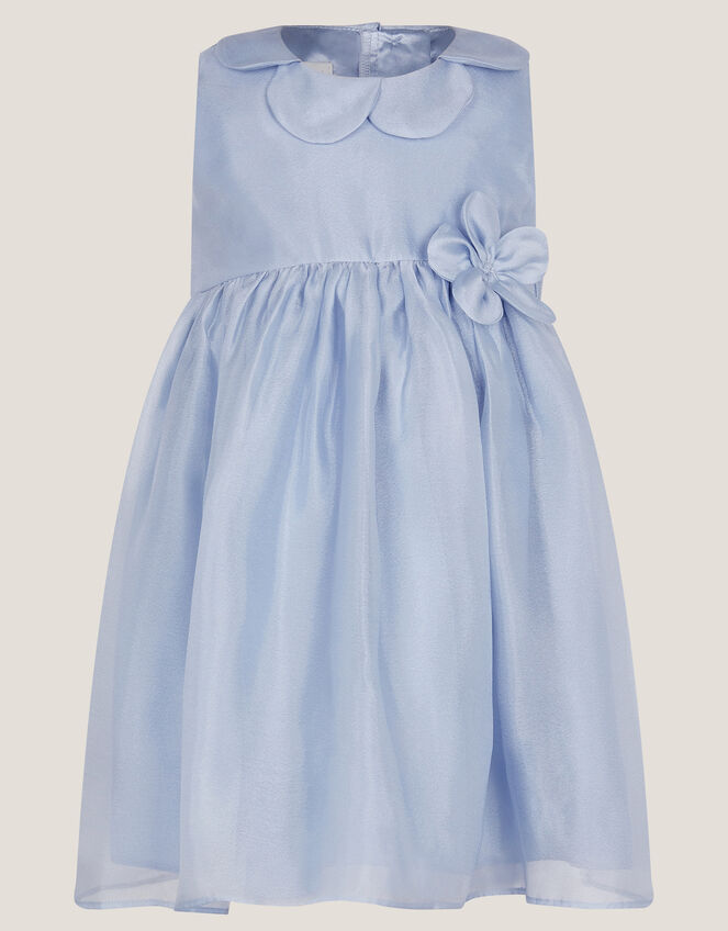 Baby Petal Collar Party Dress, Blue (PALE BLUE), large
