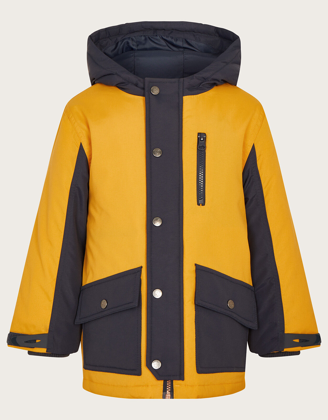 Mustard top yellow parka