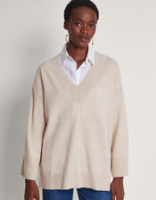 Coni Cashmere Jumper, Natural (NATURAL), large