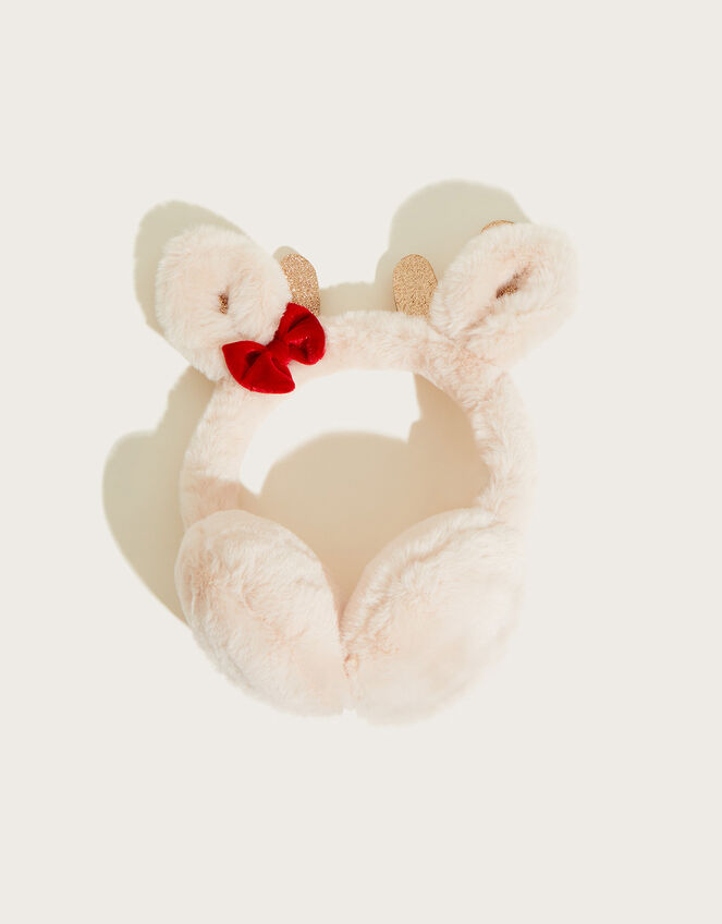 Rudy Reindeer Earmuffs, , large