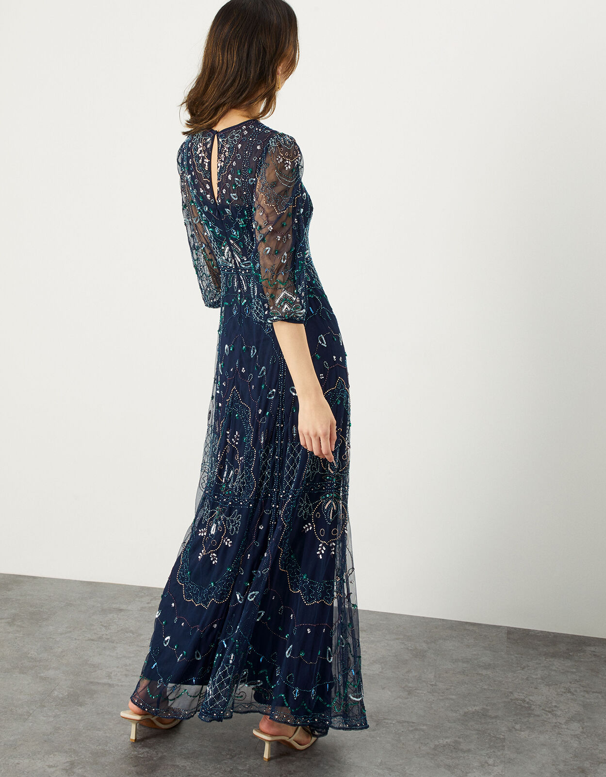 Embellished maxi clearance dress uk