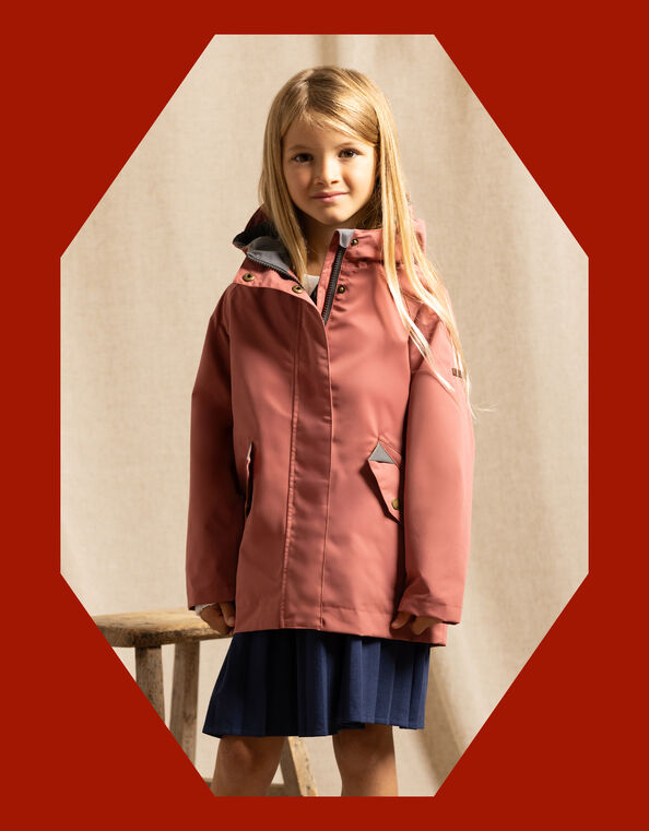 Töastie All Season Waterproof Raincoat, Pink (PINK), large