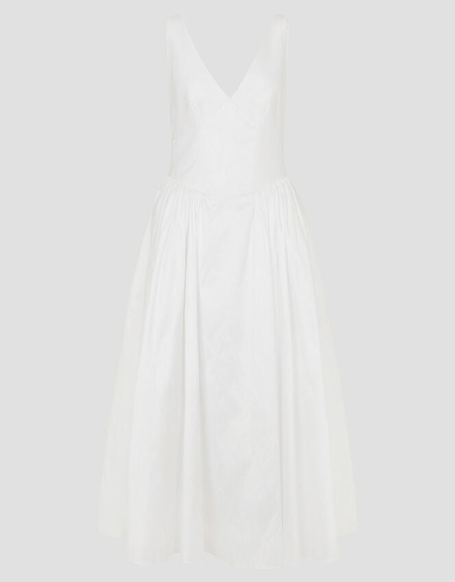 Colette Midi Wedding Dress, Ivory (IVORY), large