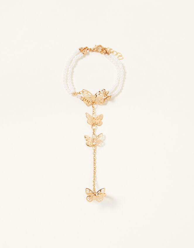 Flutter Butterfly Linked Ring and Bracelet, , large