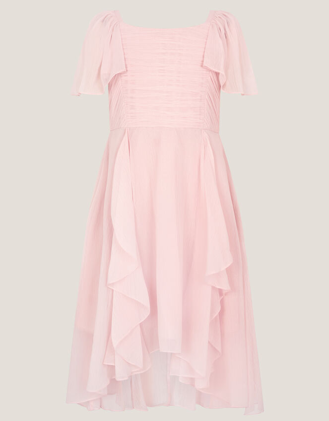 Joy Ruffle Chiffon Party Dress, Pink (PINK), large