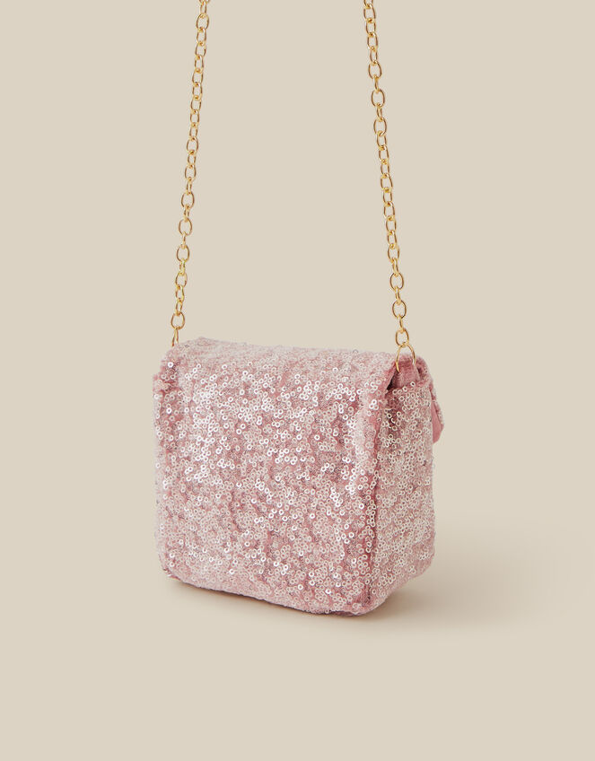 Mini Sequin Embellished Twist Lock Bag, , large