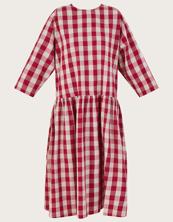 April Meets October Sister Gingham Dress, Pink (PINK), large