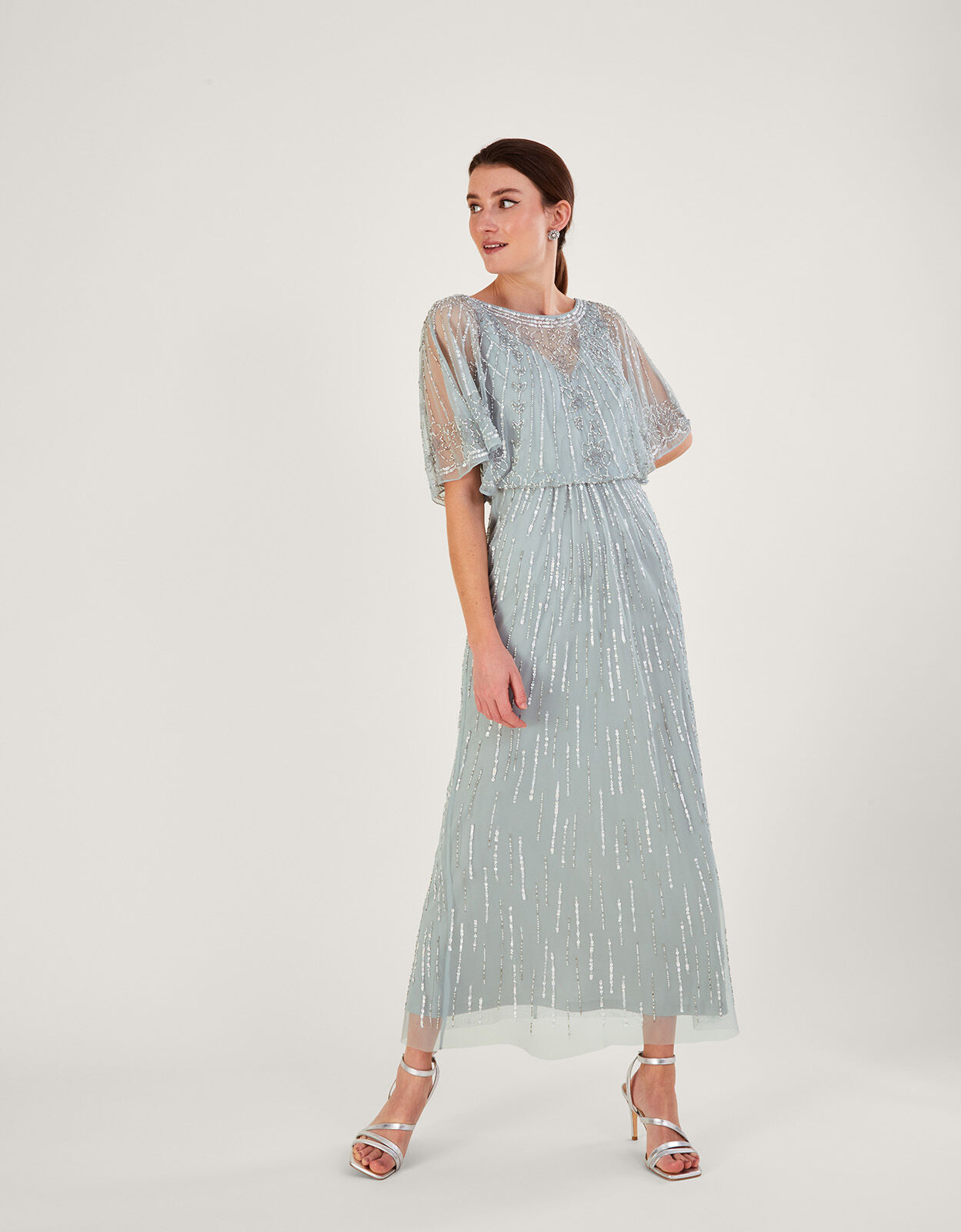 Monsoon blue tatiana dress 2025