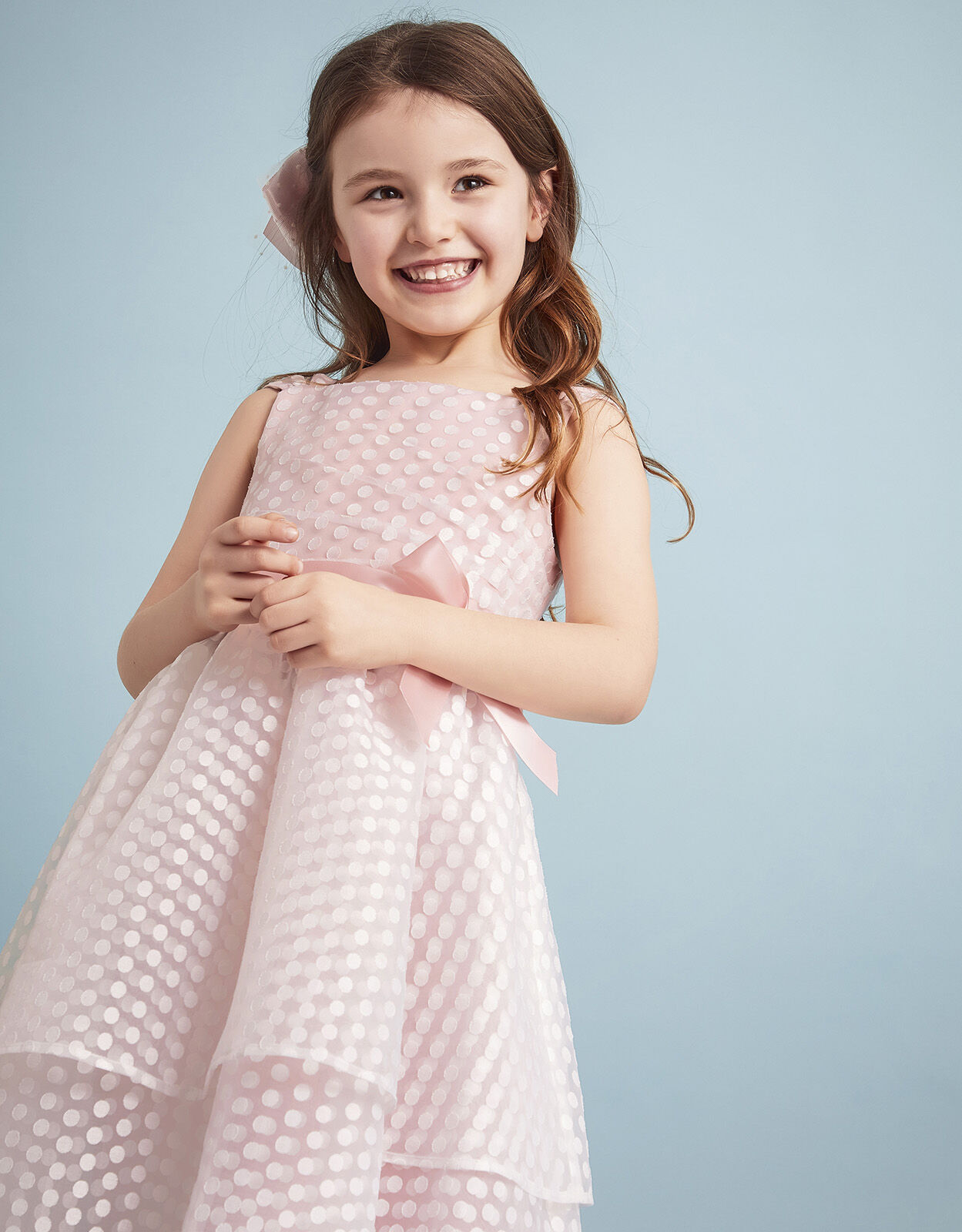 Pink organza dress 2025