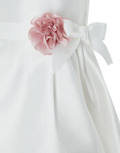 Baby Pearl Puffball Occasion Dress, Ivory (IVORY), large