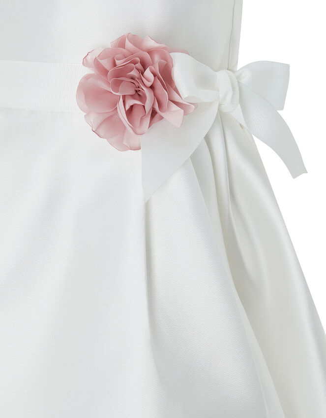 Baby Pearl Puffball Occasion Dress, Ivory (IVORY), large