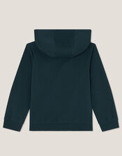 Iguana Long Sleeve Hoodie, Blue (NAVY), large