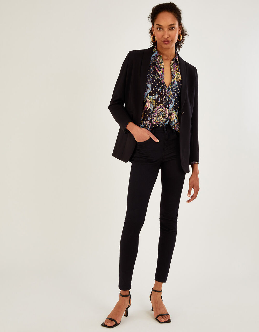 Becca Ponte Blazer with LENZING™ ECOVERO™ Black | Women's Jackets ...