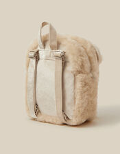 Fluffy Teddy Backpack, , large