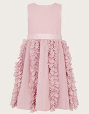 Safiya Textured Ruffle Dress, Pink (PINK), large