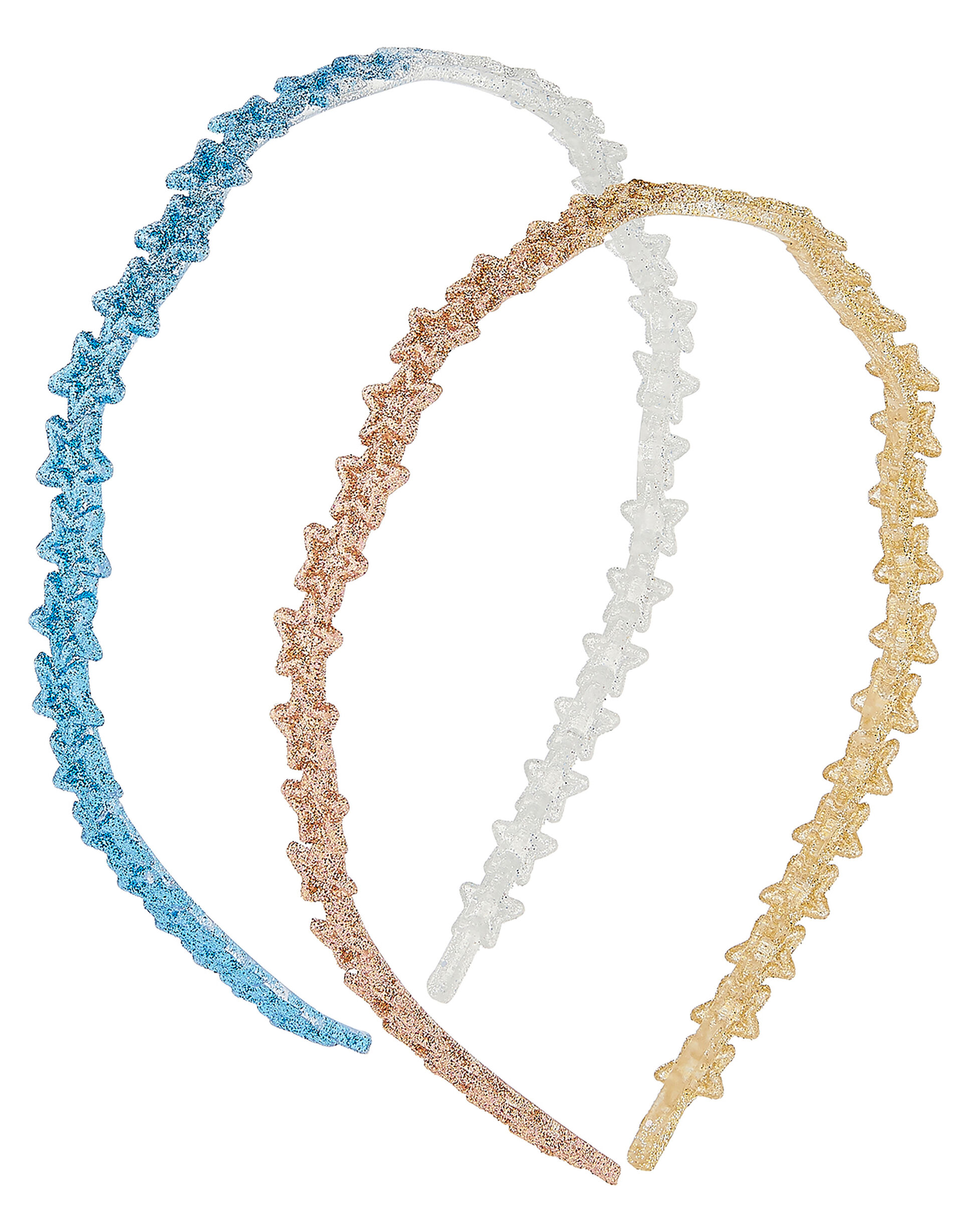 Glitter Star Headband Set, , large